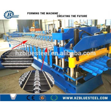 Wholesale Roofing User Colored Aluminium Roofing Tile Forming Machine, Step Roof Tile Making Machine